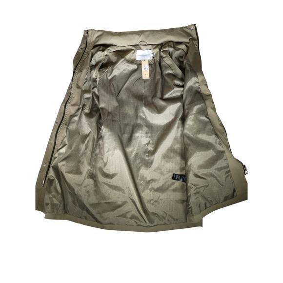 Rebecca Minkoff Oversized Hooded Parka Khaki Women's Size M 251‎ Water-Repellent - Picture 7 of 11